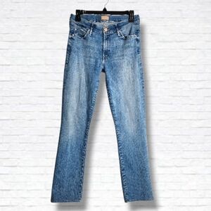 MOTHER Rascal Ankle Snippet Jean in Well Played Size 27